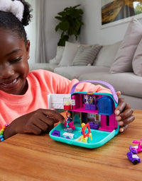 Polly Pocket Pocket World Mini Mall Escape Compact with Surprise Reveals, Micro Dolls & Accessories [Amazon Exclusive]
