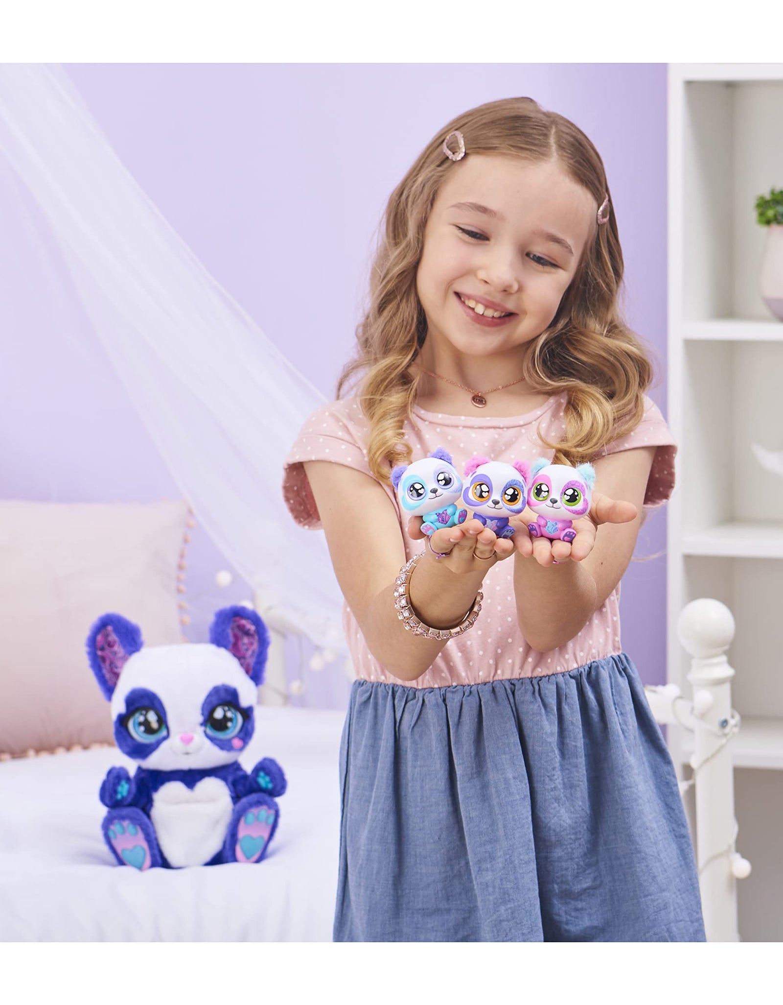 Peek-A-Roo, Interactive Panda-Roo Plush Toy with Mystery Baby and Over 150 Sounds and Actions, Kids Toys for Girls Ages 5 and up