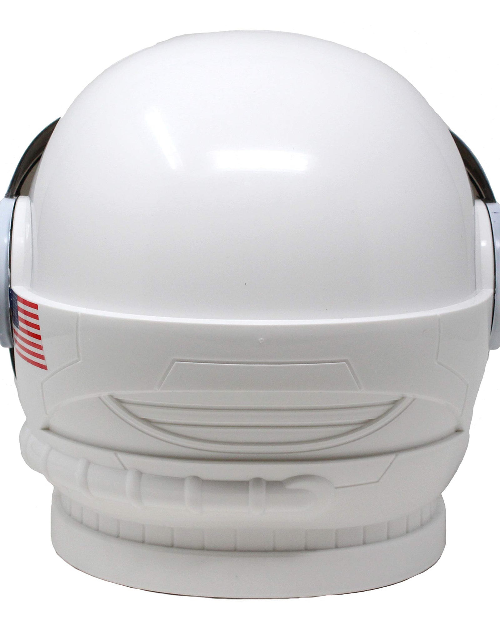 Astronaut Helmet with Movable Visor Pretend Play Toy Set for School Classroom Dress Up, Role Play Accessory, Stocking, Birthday Party Favor Supplies, Girls, Boys, Kids and Toddler. White
