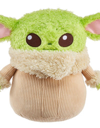 Star Wars Grogu Soft ‘N Fuzzy Plush, Fan Favorite Character, Push Hand & It Makes Noises, Collectible Gift for Fans, Collectors & Kids 3 Years & Up [Amazon Exclusive]
