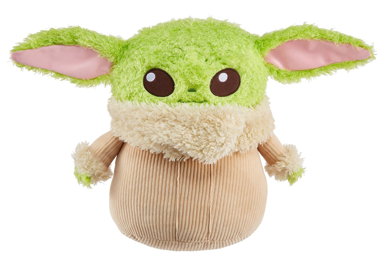Star Wars Grogu Soft ‘N Fuzzy Plush, Fan Favorite Character, Push Hand & It Makes Noises, Collectible Gift for Fans, Collectors & Kids 3 Years & Up [Amazon Exclusive]
