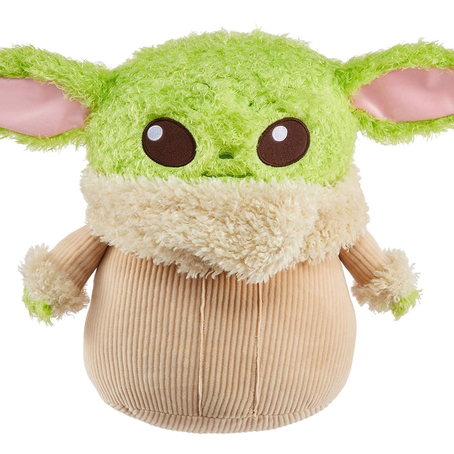 Star Wars Grogu Soft ‘N Fuzzy Plush, Fan Favorite Character, Push Hand & It Makes Noises, Collectible Gift for Fans, Collectors & Kids 3 Years & Up [Amazon Exclusive]