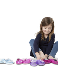 Melissa & Doug Role Play Collection - Step In Style! Dress-Up Shoes Set (4 Pairs)
