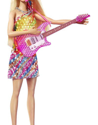 Barbie: Big City, Big Dreams Singing Barbie “Malibu” Roberts Doll (11.5-in Blonde) with Music, Light-Up Feature, Microphone & Accessories, Gift for 3 to 7 Year Olds
