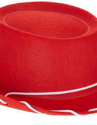 Century Novelty Children's Red Felt Cowboy Hat
