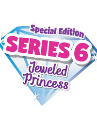 Disney Doorables Multi Peek Series 6 Jeweled Disney Princess Characters, Includes 5, 6, or 7 Collectible Mini Figures, Styles May Vary, by Just Play
