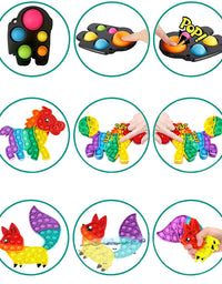 36 Pack Sensory Fidget Toys Set，Stress Relief Hand Toys for Adults Kids ADHD ADD Anxiety Autism, Perfect for Birthday Party Favors, School Classroom Rewards, Carnival Prizes, Pinata Goodie Bag Fillers
