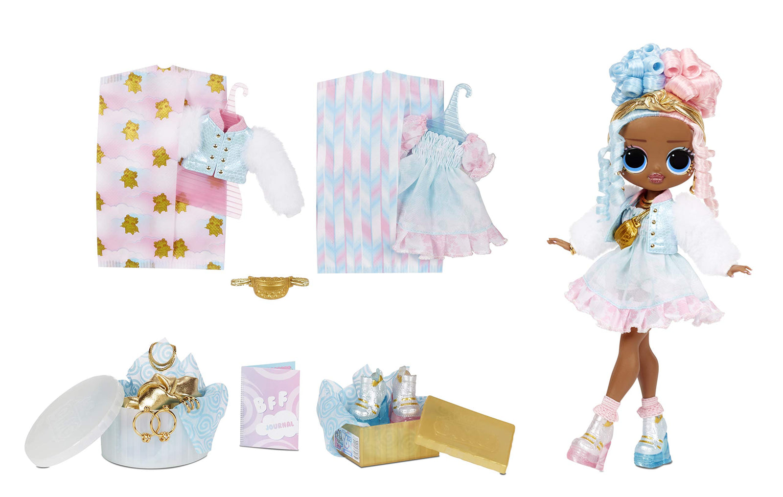 LOL Surprise OMG Sweets Fashion Doll - Dress Up Doll Set with 20 Surprises for Girls and Kids 4+