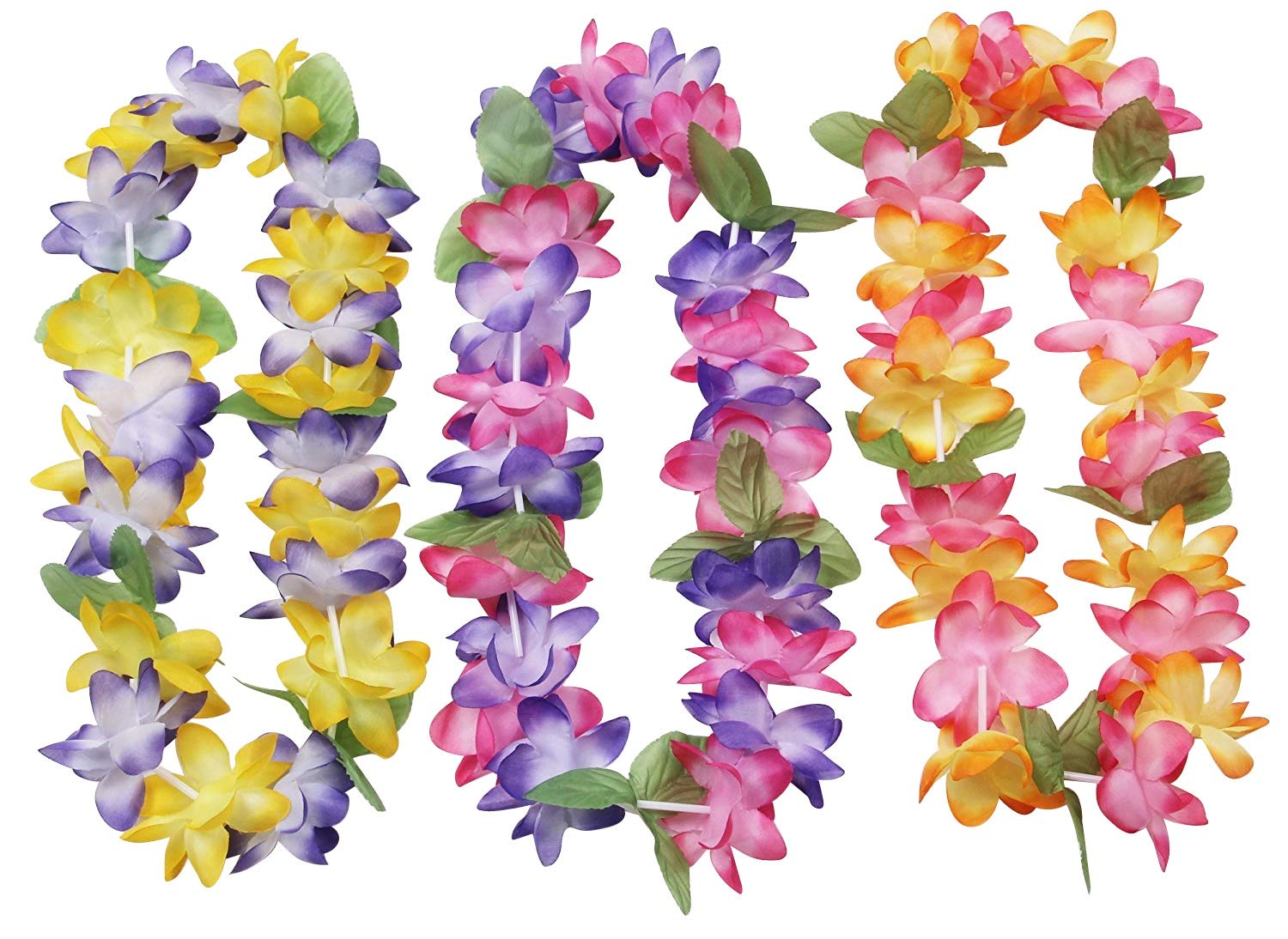 Mahalo Floral Leis : Package of 12 by Oojami