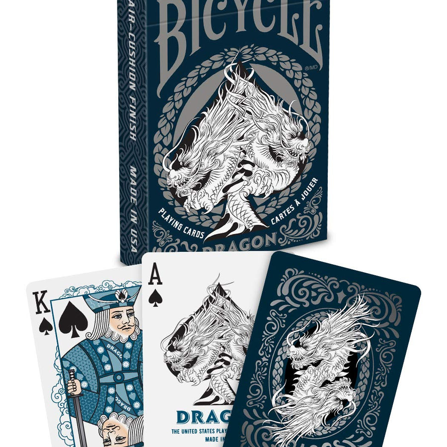 Bicycle Dragon Playing Cards,Blue