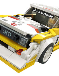 LEGO Speed Champions 1985 Audi Sport Quattro S1 76897 Toy Cars for Kids Building Kit Featuring Driver Minifigure (250 Pieces)
