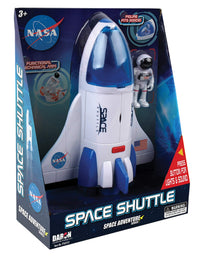 Daron NASA Space Adventure Series: Space Shuttle with Lights & Sounds & Figure, Approx 9" X 7"
