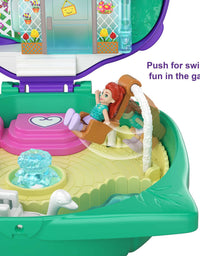 Polly Pocket Pocket World Lil’ Ladybug Garden Compact with Fun Reveals, Micro Polly and Lila Dolls, Wheelbarrow with Flowers and Sticker Sheet for Ages 4 and Up [Amazon Exclusive]
