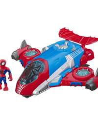 Super Hero Adventures Playskool Heroes Marvel Spider-Man Jetquarters
