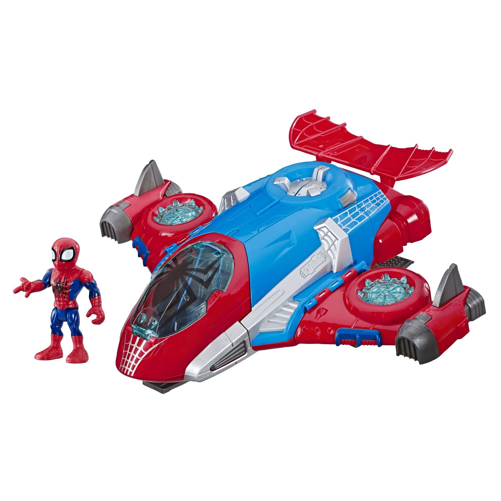 Super Hero Adventures Playskool Heroes Marvel Spider-Man Jetquarters