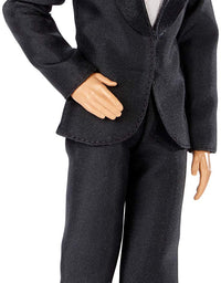 Barbie Fairytale Groom Ken Doll in Tuxedo [Amazon Exclusive], Brown/a
