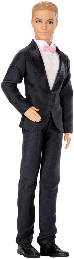 Barbie Fairytale Groom Ken Doll in Tuxedo [Amazon Exclusive], Brown/a