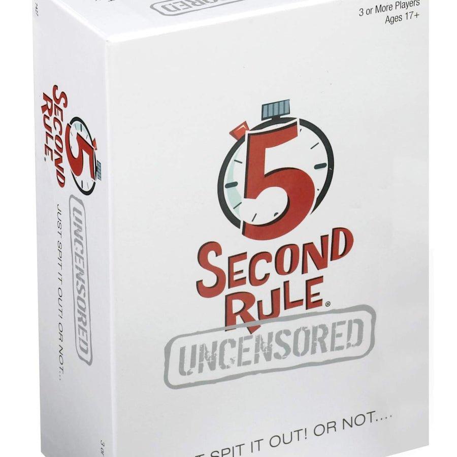PlayMonster 5 Second Rule Uncensored -- Just Spit it Out... Or Not -- Quick Thinking Party Game -- Adult Humor -- Ages 17+