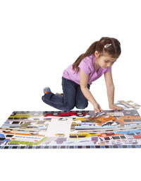 Melissa & Doug Traffic Jam Jumbo Jigsaw Floor Puzzle (24 pcs, 2 x 3 feet long)
