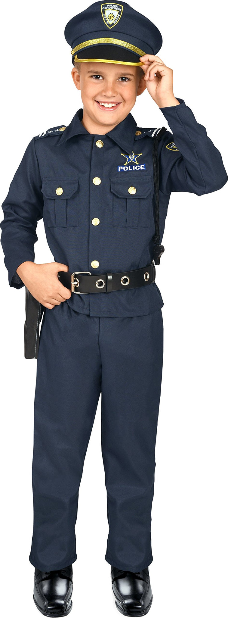 Kangaroo's Deluxe Boys Police Costume for Kids