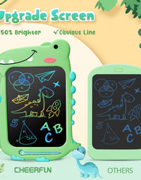 LCD Writing Tablet Kids Toys - 10 Inch Learning Drawing Board Dinosaur Toys for 3 4 5 6 7 8 Year Old Boys Girls Birthday Gifts, Toddler Educational Doodle Pad Christmas Stocking Stuffers for Kids
