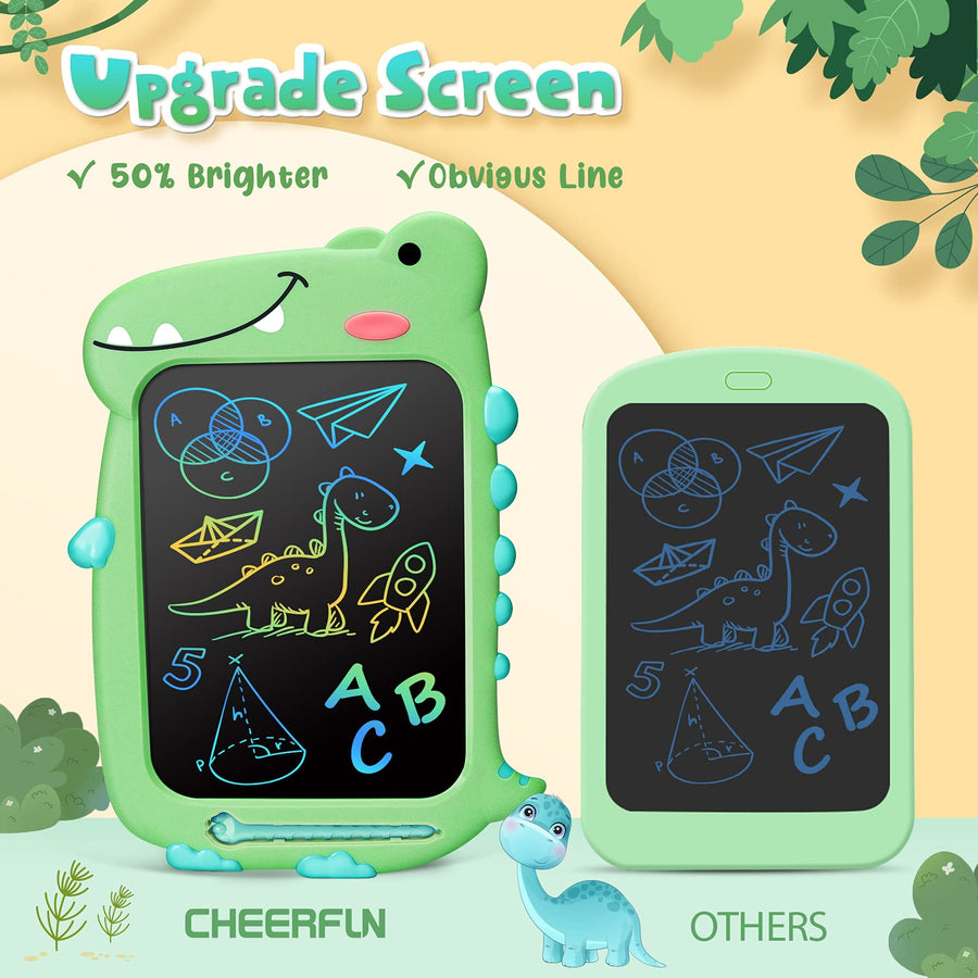 LCD Writing Tablet Kids Toys - 10 Inch Learning Drawing Board Dinosaur Toys for 3 4 5 6 7 8 Year Old Boys Girls Birthday Gifts, Toddler Educational Doodle Pad Christmas Stocking Stuffers for Kids