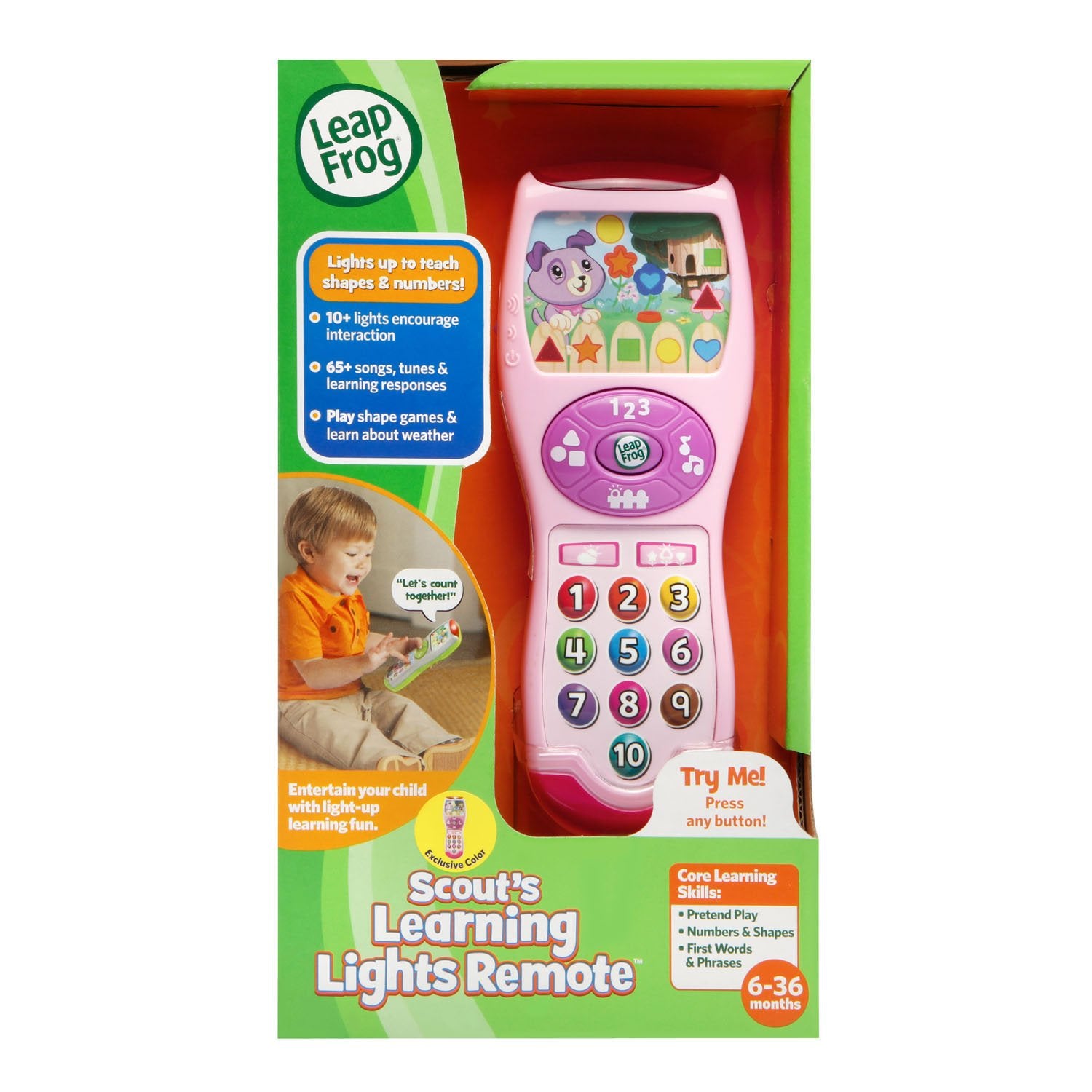 LeapFrog Violet's Learning Lights Remote, Pink