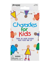 Pressman Charades for Kids Peggable - No Reading Required Family Game Multicolor ,5"
