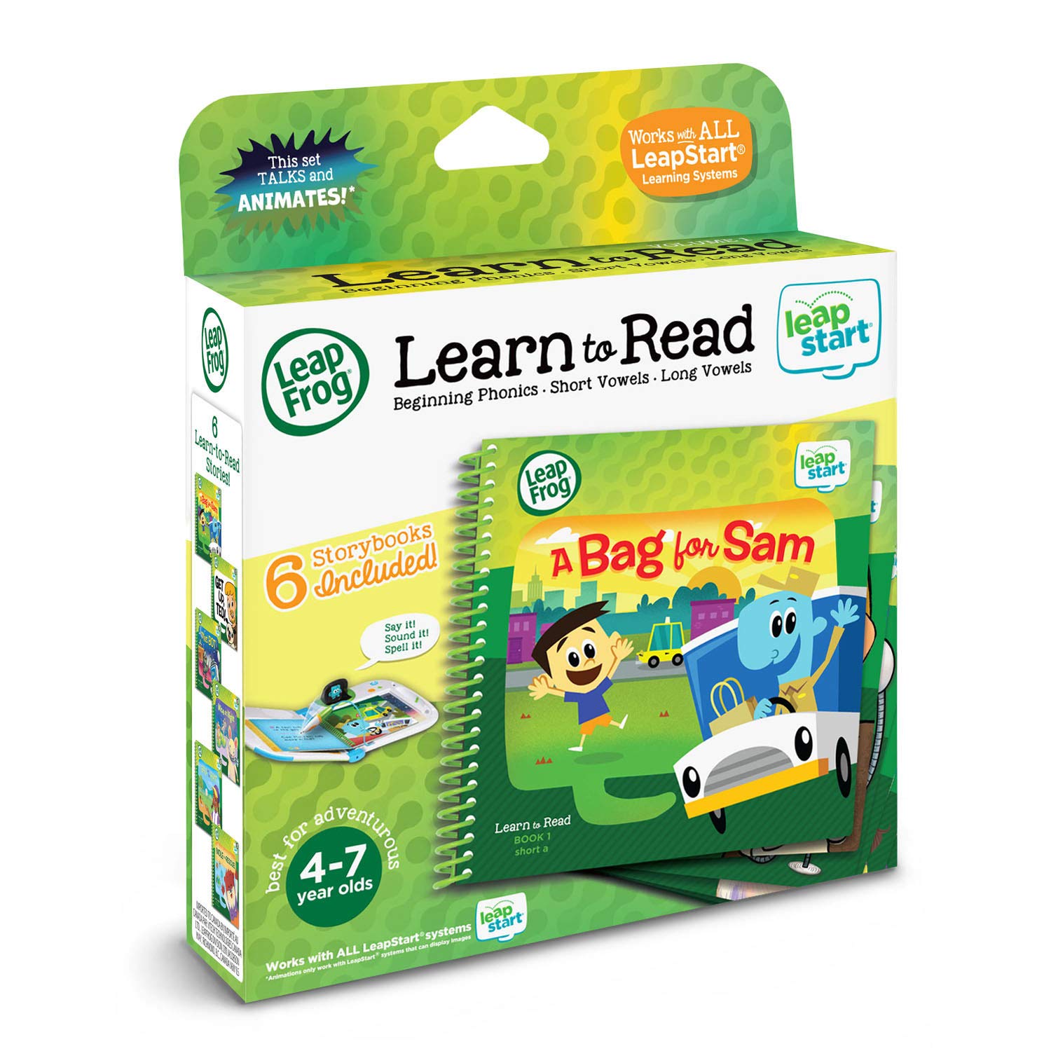 LeapFrog LeapStart 3D Learn to Read Volume 1, Green