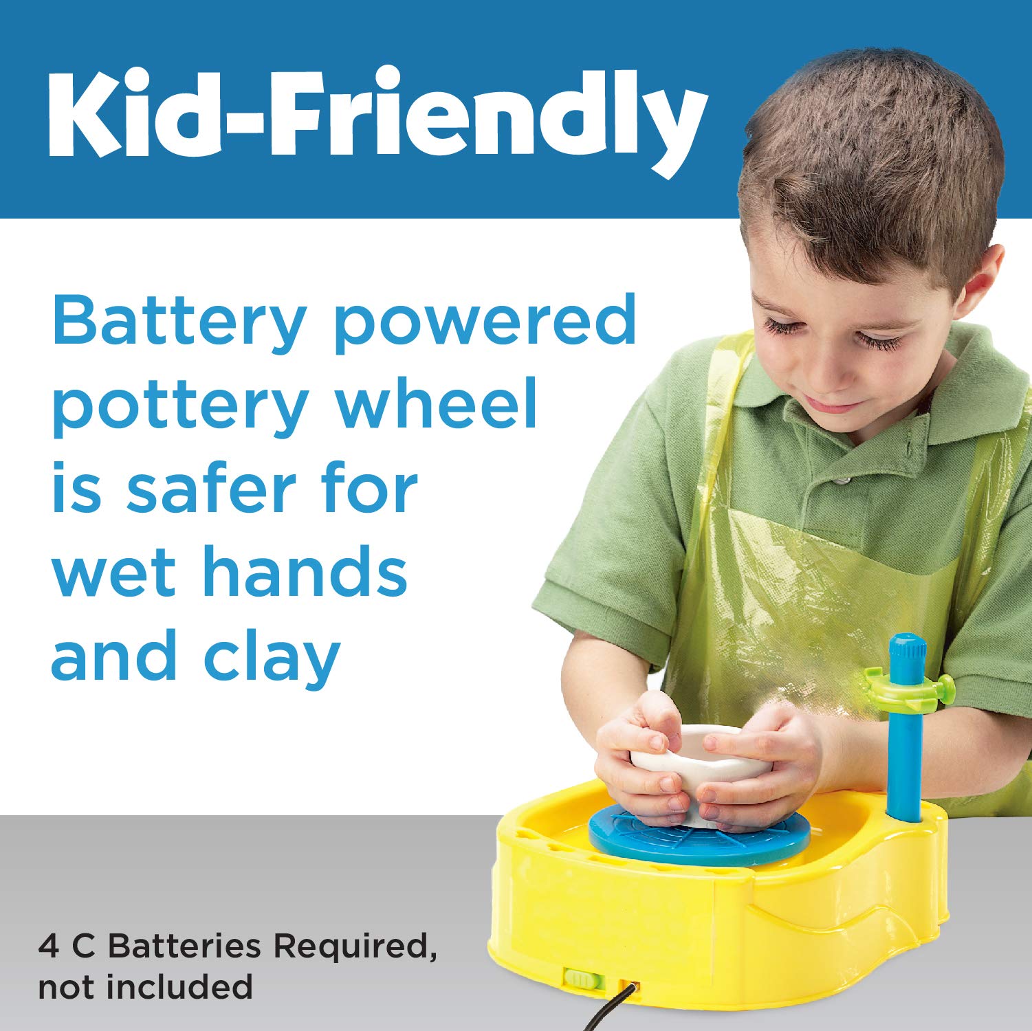 Faber-Castell Do Art Pottery Studio, Pottery Wheel Kit for Kids