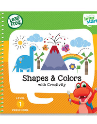 LeapFrog LeapStart Preschool 4-in-1 Activity Book Bundle with ABC, Shapes & Colors, Math, Animals
