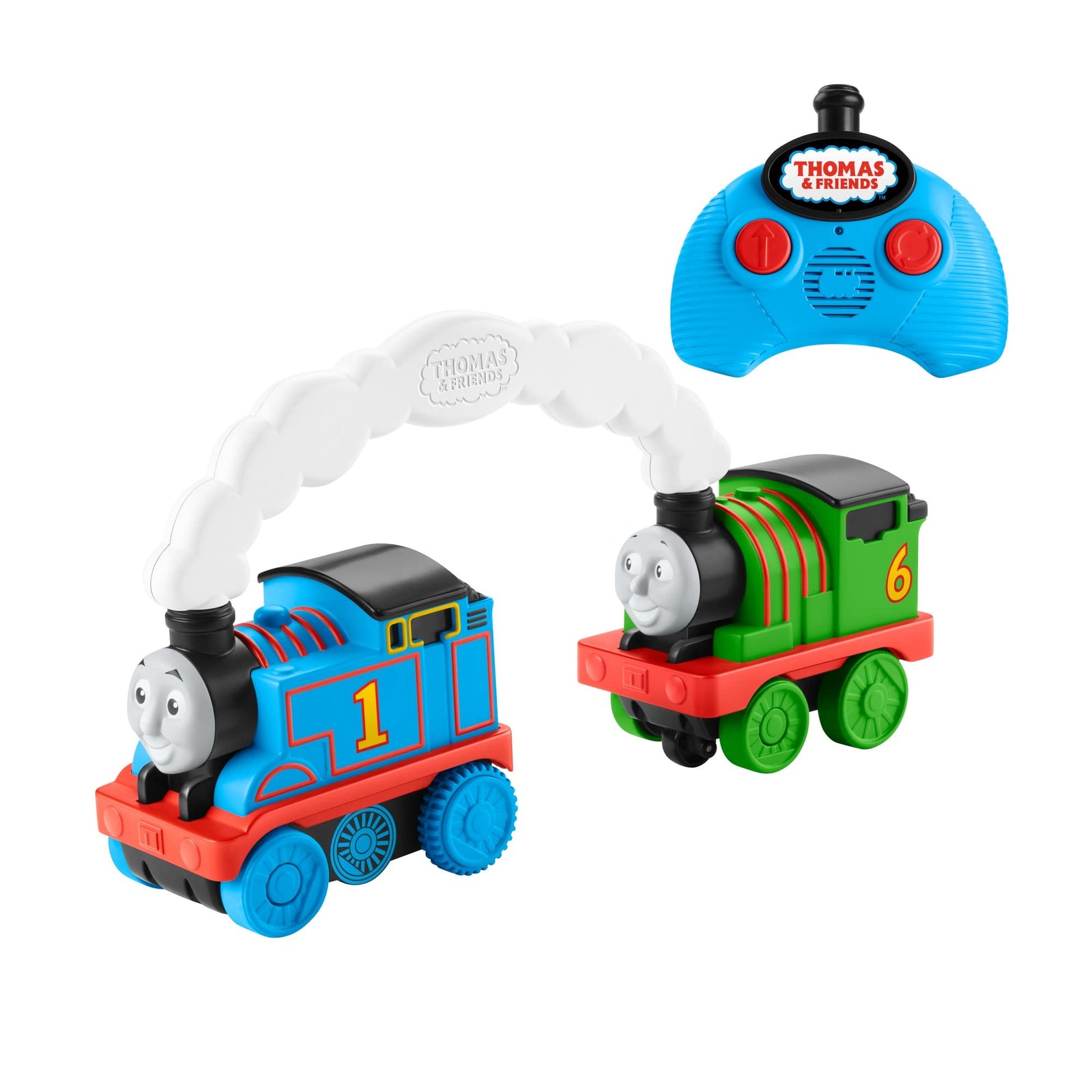 Fisher-Price Thomas & Friends Race & Chase R/C, remote controlled toy train engines for toddlers and preschool kids