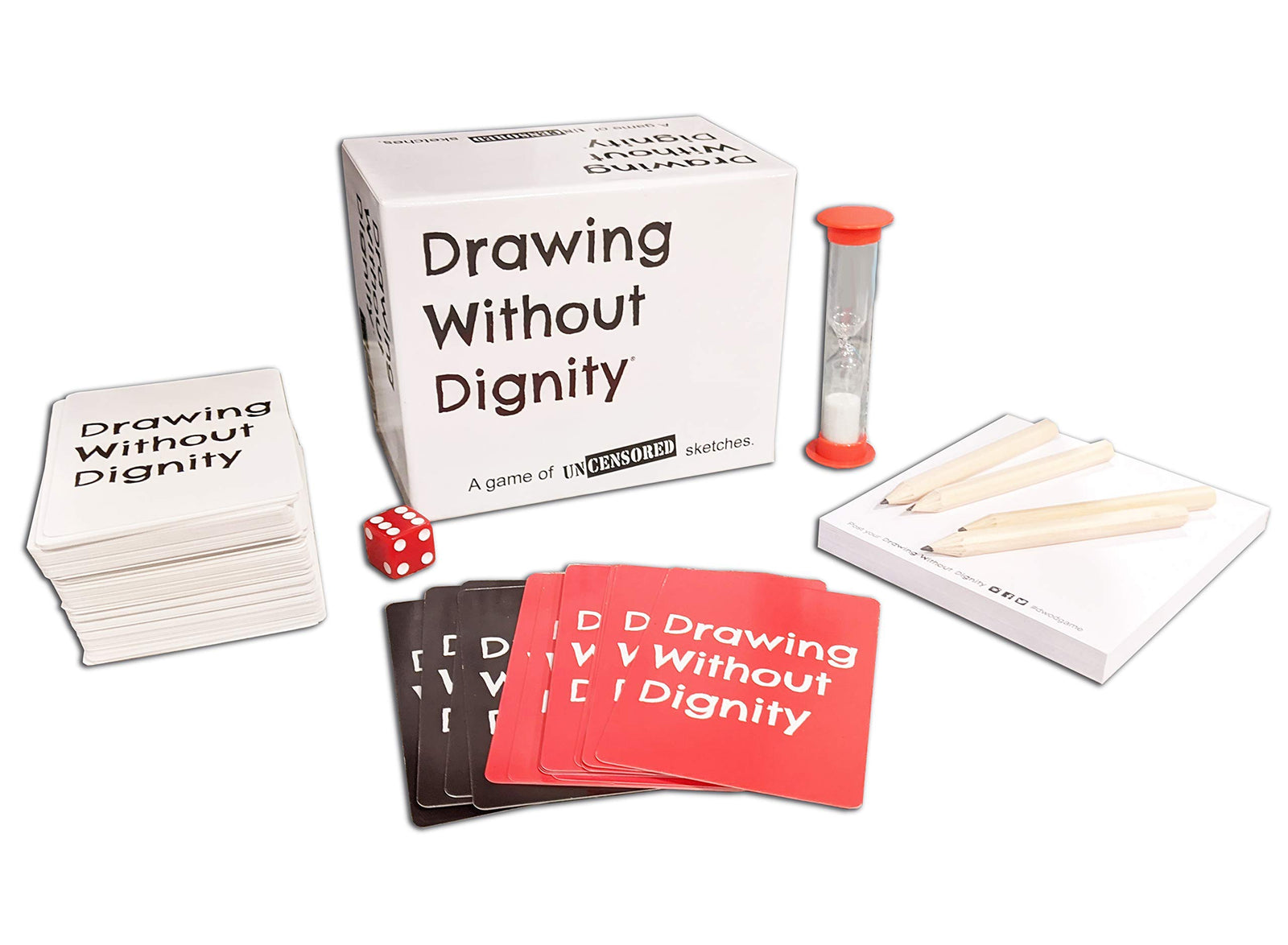 Drawing Without Dignity - Hilarious Adult Party Game - It's Like Cards Against Humanity Meets Pictionary!