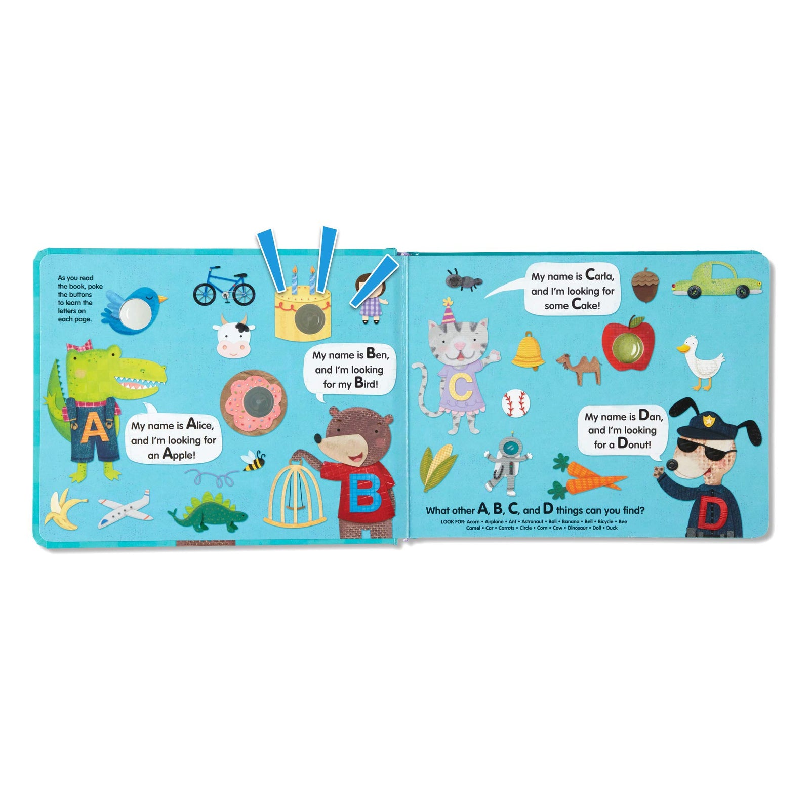 Melissa & Doug Children's Book - Poke-a-Dot: An Alphabet Eye Spy (Board Book with Buttons to Pop)