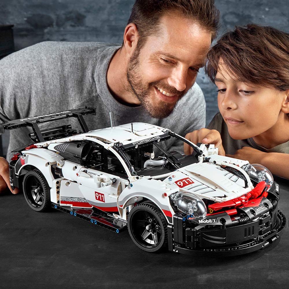 LEGO Technic Porsche 911 RSR 42096 Race Car Building Set STEM Toy for Boys and Girls Ages 10+ Features Porsche Model Car with Toy Engine (1,580 Pieces)