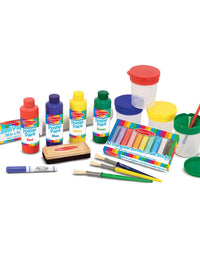 Melissa & Doug Easel Companion Accessory Set, 25 Pieces (E-Commerce Packaging, Great Gift for Girls and Boys – Best for 3, 4, 5, 6, 7 and 8 Year Olds)
