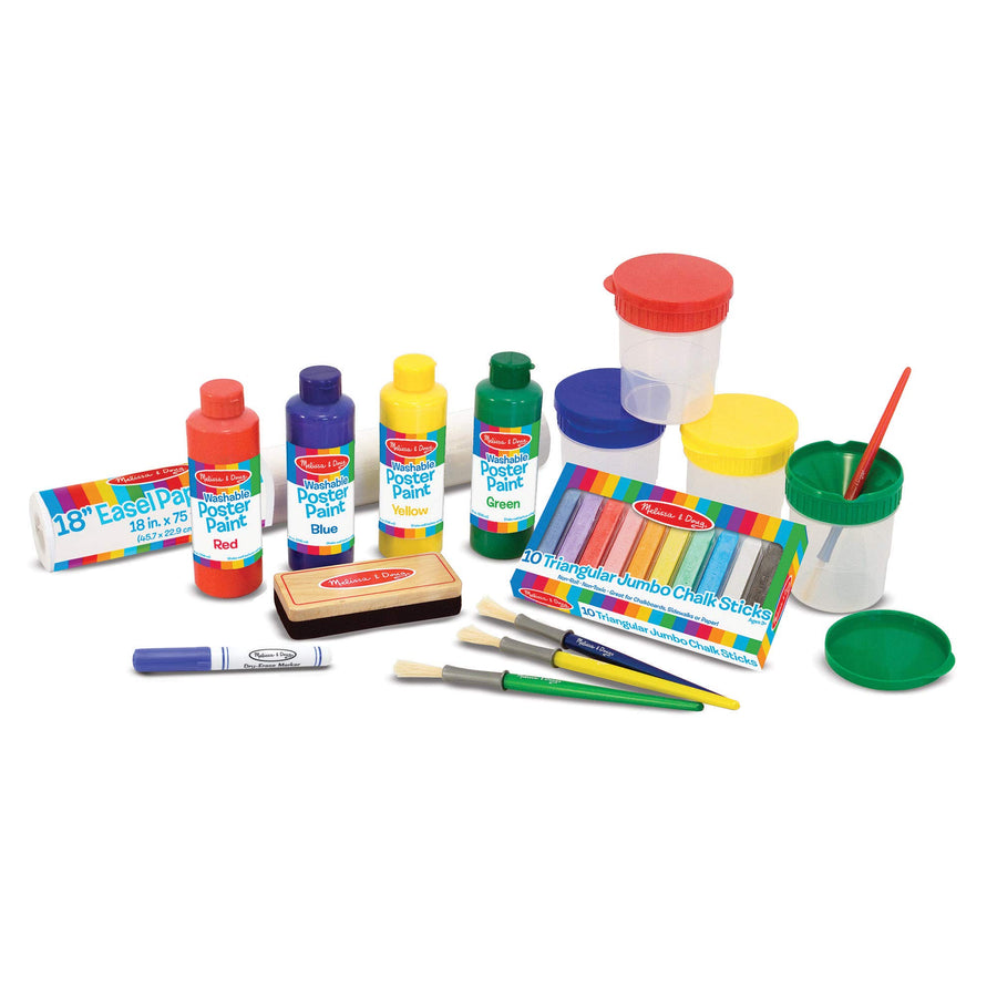 Melissa & Doug Easel Companion Accessory Set, 25 Pieces (E-Commerce Packaging, Great Gift for Girls and Boys – Best for 3, 4, 5, 6, 7 and 8 Year Olds)
