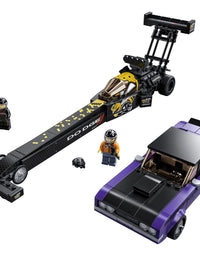 LEGO Speed Champions Mopar Dodge//SRT Top Fuel Dragster and 1970 Dodge Challenger T/A 76904 Building Toy; New 2021 (627 Pieces)
