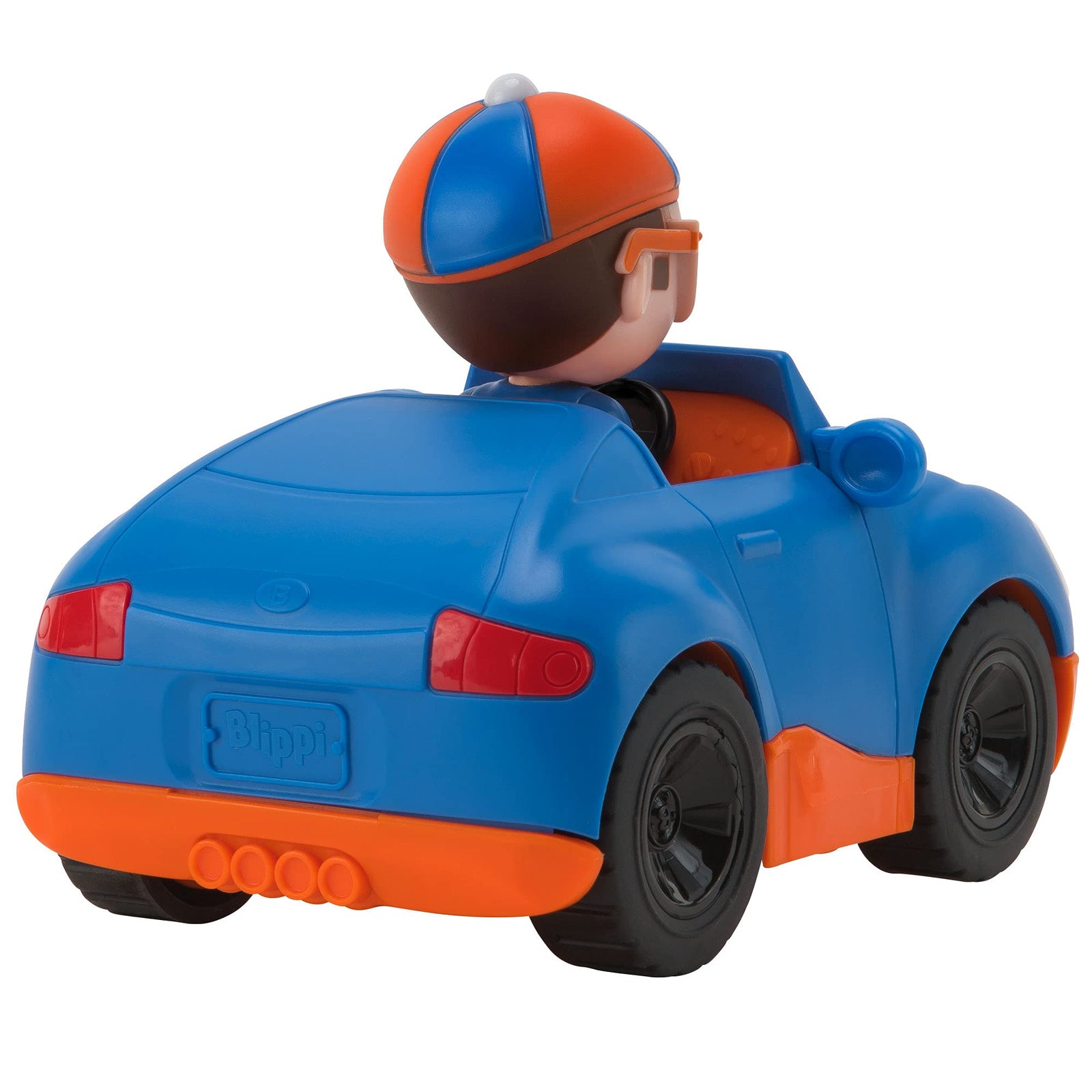 Blippi Racecar - Fun Remote-Controlled Vehicle Seated Inside, Sounds - Educational Vehicles for Toddlers and Young Kids
