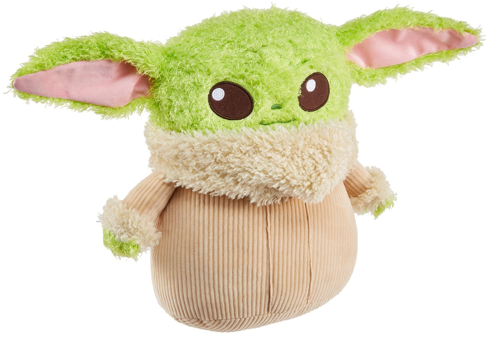 Star Wars Grogu Soft ‘N Fuzzy Plush, Fan Favorite Character, Push Hand & It Makes Noises, Collectible Gift for Fans, Collectors & Kids 3 Years & Up [Amazon Exclusive]