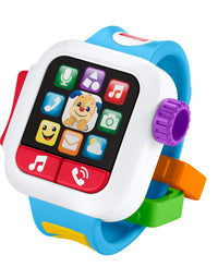 Fisher-Price GJW17 Laugh & Learn Time to Learn Smartwatch, Musical Baby Toy, Multicolor
