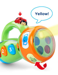 VTech Spin and Learn Color Flashlight Amazon Exclusive, Lime Green
