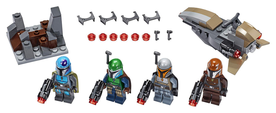 LEGO Star Wars Mandalorian Battle Pack 75267 Mandalorian Shock Troopers and Speeder Bike Building Kit; Great Gift Idea for Any Fan of Star Wars: The Mandalorian TV Series (102 Pieces)