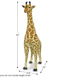 Melissa & Doug Giant Giraffe - Lifelike Stuffed Animal (over 4 feet tall)
