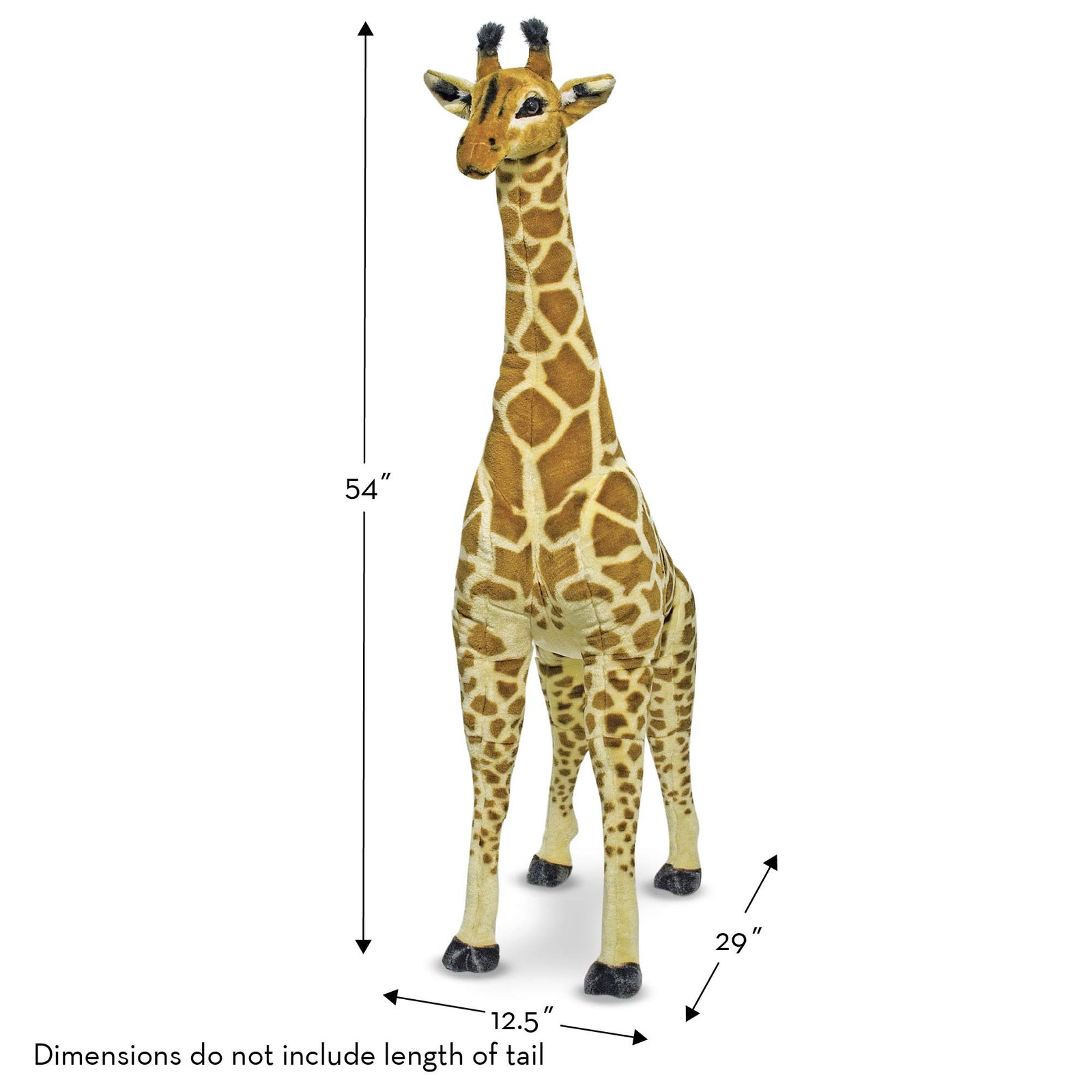 Melissa & Doug Giant Giraffe - Lifelike Stuffed Animal (over 4 feet tall)