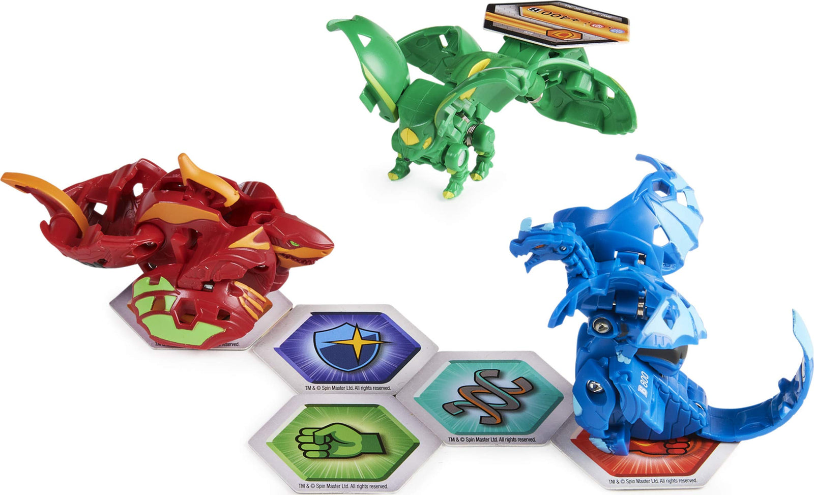 Bakugan Starter Pack 3-Pack, Fenneca Ultra, Geogan Rising Collectible Action Figures, Kids Toys for Boys