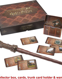 Pictionary Air Harry Potter Family Drawing Game, Wand Pen, 112 Double-Sided Clue Cards with Picture Bonus Clues, Trunk Card Holder, Collector Package. Gift for for 8 Year Olds & Up
