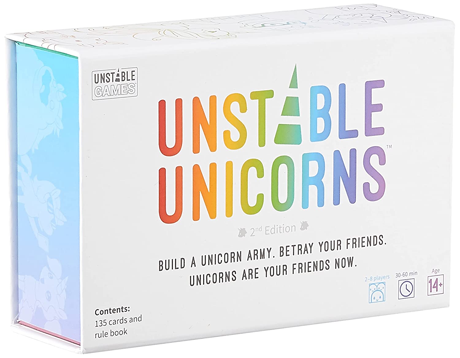 TeeTurtle Unstable Unicorns Card Game - A strategic card game and party game for adults & teens