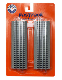 Lionel FasTrack 10” Straight Track, Electric O Gauge, 4-Pack
