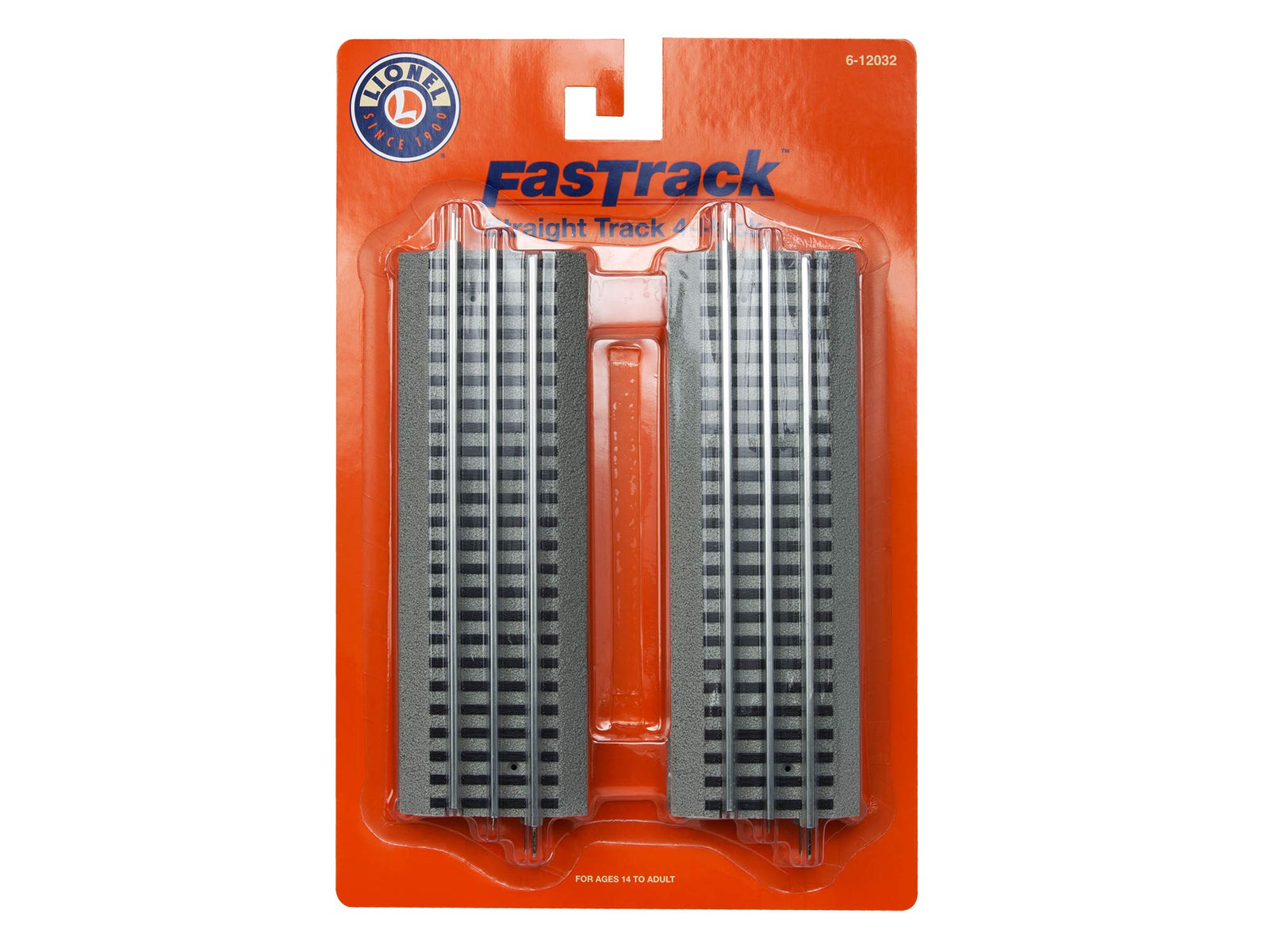 Lionel FasTrack 10” Straight Track, Electric O Gauge, 4-Pack